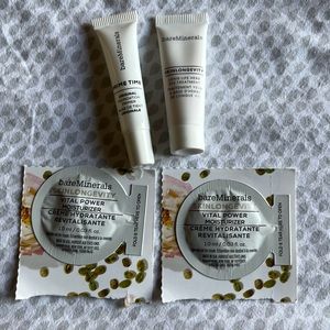 bareMinerals skincare sample lot SKINLONGEVITY and Prime Time 4 samples